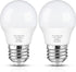 LED Refrigerator Light Bulb, 40 Watt Equivalent A15 Waterproof Bulb, Daylight White 5000K, 2-Pack