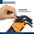 MichaelPro MP001048 Ball End Hex Key Set, 9pc Allen Wrench Set in Metric with Convenient Storage Holder