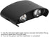 LED Wall Sconce, Waterproof Modern Wall Lamp for Indoor Outdoor Decoration, 90 265V 4W Black Shell