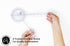 EGM-650 5 Set 12 inch, 8 inch, 6 inch, Hammer, EMI Piece Physical Therapy - Goniometer Taylor & Tape Measure