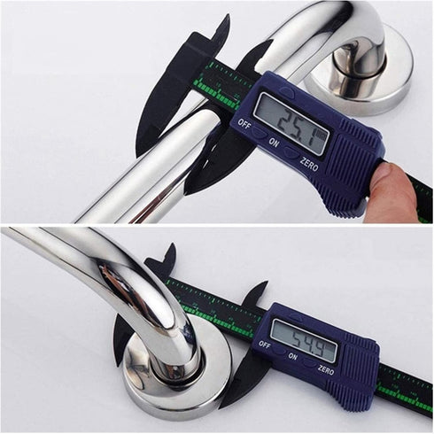 XXSLY 80cm Grab Bars Handrail Support Black Handrail- Wall Mount Stainless Steel Rustproof Toilet Shower Safety