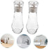 2pcs Countertops Mouthwash Dispenser Glass Bottle Lid for Bathroom Kitchen Multi-use Mouthwash Container for Stylish