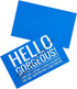 RXBC2011Sky 2x3.5"" 100 Count, Blue Elegance Thank You Cards - - SKYBLUE
