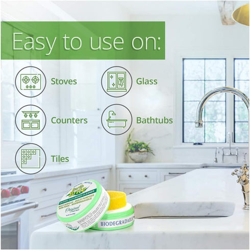 Earth Brite 100% Clay Bar All Purpose Cleaner Multi Surface Cleaner for Kitchens, Showers, and Hard Surfaces Natural
