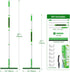 66'' Grout Cleaner Brush with Long Handle Stiff Bristle Multi-Line Cleaner Adjustable Heads Grout Scrub Crevice