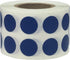 Navy 1/2" Round Adhesive Labels - 1,000 Color Coding Dot Stickers for Inventory Management and Crafting