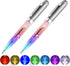 Pen With Light, 2pieces Light Up Pen, Battery Powered Color Changing Ballpoint Pens, 7 In 1 Multicolor Lighted Tip Pen