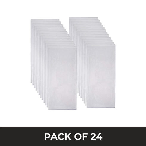 2 5.5 11 Pack 24 Risch Double-Sided All Clear Vinyl Menu Cover | Two-Sided View Plastic Menu Holder | Slip