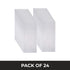 2 5.5 11 Pack 24 Risch Double-Sided All Clear Vinyl Menu Cover | Two-Sided View Plastic Menu Holder | Slip