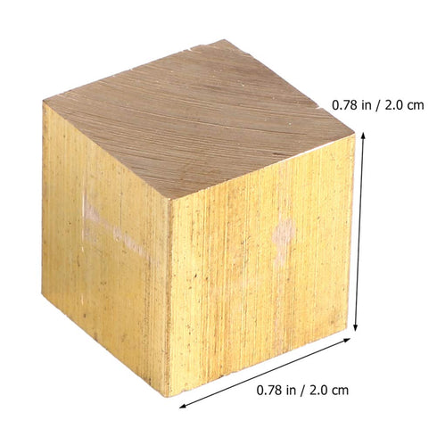 ULTECHNOVO 8 Pcs Set Material Density Equipment Metal Cubes for Science Experiments and Density Kit