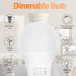 2 Packs Remote Control Bulb Set, A19 LED Light Bulbs Dimmable Stepless 2700K-6000K, 805 LM, E26 Base, 25000+ Hours Lifespan, LED Bulb for Pendant Light, Table Light, Floor Lamp by Brilvibera