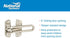 N335-984 804 National Hardware Door Security Guard Satin Nickel Die-Cast Steel Latch for Interior and Exterior Wood