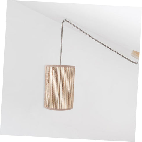 E27/E14 Large Woven Bamboo Lampshade for Table and Floor Lamps Decorative Ceiling Light Cover Handcrafted Rattan Light