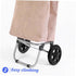 2pcs Replacement Rolling Cart Wheels for Shopping Trolley Lightweight Utility Cart Wheels with Climbing Design for Easy