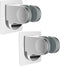 Hibbent 2 Pack Shower Head Holder - Strong Adhesive, Waterproof, Height Adjustable,
