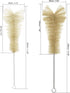 uxcell 3pcs Laboratory Test Tube and 500ml Conical Flask Bristles Cleaning Brush Set
