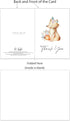 the lazy panda card company 20 Watercolor Animal Thank You Cards by The Lazy Panda