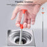 EKDJKK Plumbing Grabber, Flexible Claw Pick Up Reacher Tool, 4 Claws, 24 Inches for Home Sink and Drains