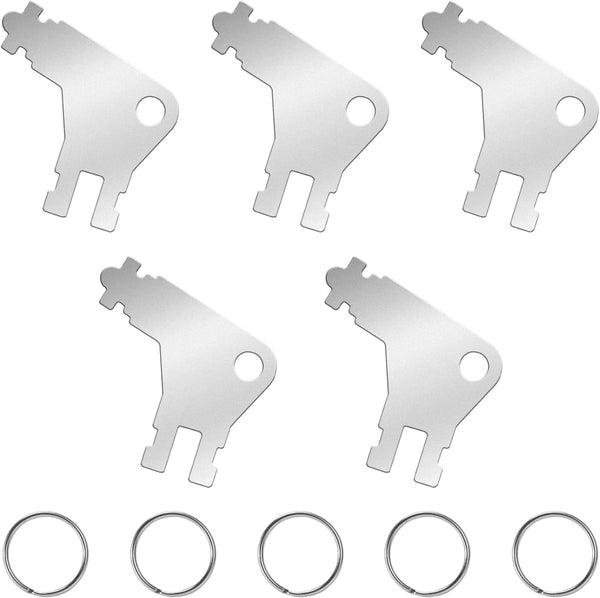 Qoaimu 5Pcs Paper Towel Dispenser Key, Universal Replacement Key Compatible with Georgia Pacific