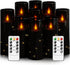 kakoya Flameless LED Candles with Timer 9 Pc Flickering Flameless Candles for
