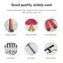 Accering Frosted Pattern Fishing Rod Grip Wrap, Heat Shrink Grip Tubing for Fishing Rod Handle