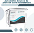 Jetec 1 4.25 1.46 2.87 Inch Pcs Magnetic Outdoor Business Card Holder, Acrylic Vehicle Clear Business Card Holder Mount