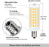 JD E11 LED Bulbs T4 Mini Candelabra Base T3 E11 Halogen Bulb Replaces - Energy Saving Led Bulbs,Non Dimmable- for a bathroom vanity fixture Chandeliers, Sconce, Cabinet Lighting 4Pack (White 6000k) by LAOYEBAOHE
