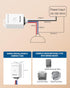 Dimmer 100FT DEWENWILS Wireless Switch Kit, Single Pole Outdoor Wireless Light Switch and Receiver Kit, No Wiring, No