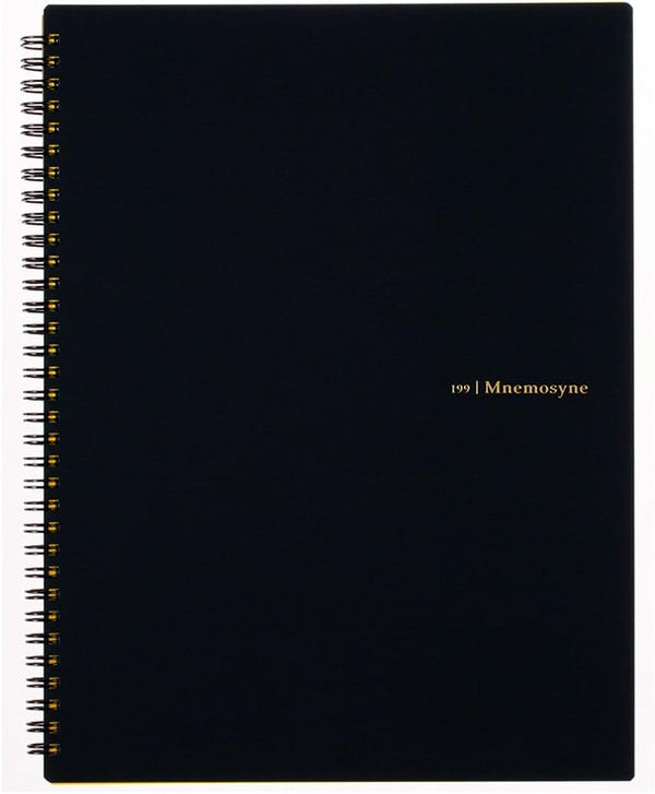 Maruman MNEMOSYNE Notebook, 11.69 x 8.66 Inches (A4), 7mm ruled, 70 Sheets (N199A), White