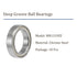 10pcs Deep Groove Ball Bearing MR1319zz, Chrome Steel Bearings for Skateboards, Inline Skates, Scooters, Long Boards