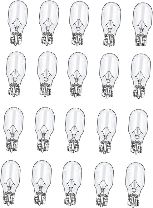 Landscape Light Bulbs for Philips 12 Volt 11 Watt T5 Wedge Base Low Voltage Garden Light Bulbs - 20 Pack