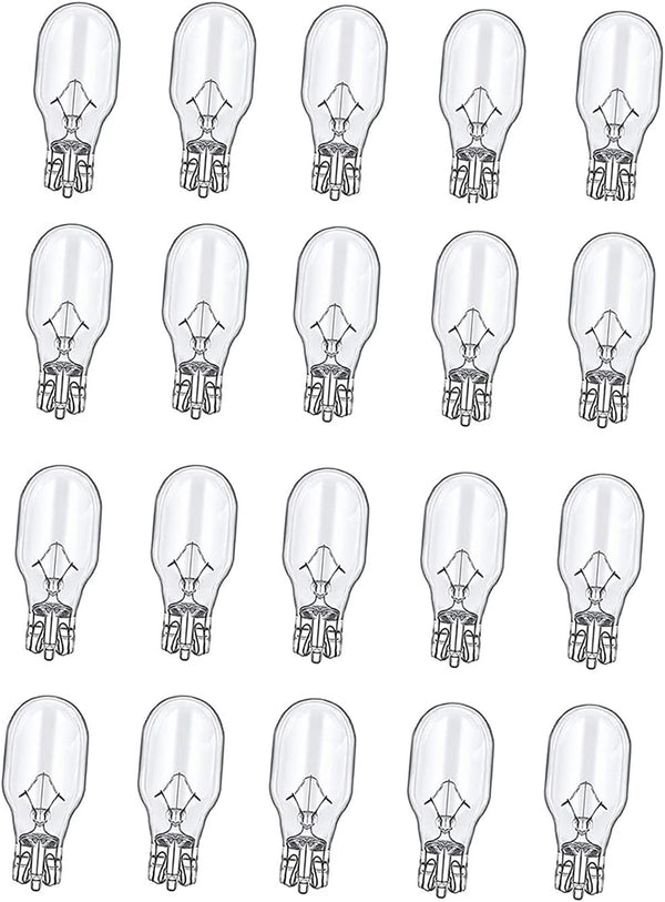 Landscape Light Bulbs for Philips 12 Volt 11 Watt T5 Wedge Base Low Voltage Garden Light Bulbs - 20 Pack