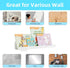 KMUZAWN 2-Pack 17 Inch 14.33 lbs, Magnetic Book Shelf for Whiteboard - Reusable Metal Magnetic Shelves, Holds Magnetic