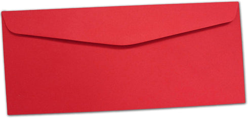 Bright Holiday Red Envelopes - #10 Size, 100 Pack