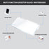 Glass Desktop Whiteboard, Dry Erase Board with Accessories for Office, Keyboard Stand & Organizers, 2 Markers, 1 Eraser