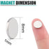 100Pcs Neodymium Magnet, 8 x 1mm Tiny Strong Small Magnets Round Disc Magnets, Rare Earth Magnets Strong for Industrial