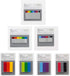 Stalogy S3 Sticky Notes: 3/5 in. x 1.4 in., Assorted (6 colors) B.