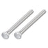 Hex Bolts (M12-1.75x130mm) 2Pcs, Fully Threaded Coarse Hex Head Screw Bolt Machine Screws - 304 Stainless Steel, Silver