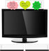 Zonon 2 Pieces Monitor Memo Board, Memo Boards for Computers Transparent Acrylic Monitor Side Panel Office Desk