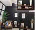 Yasinet Peel and Stick Wallpaper, Black Waterproof Self Adhesive Removable Wall Paper for Bedroom, Countertop, Vinyl