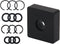 1/2" and 3/8" Impact Retaining Socket Clip with O-Ring, 6/Pack, Includes Anvil Retaining Ring Install Tool