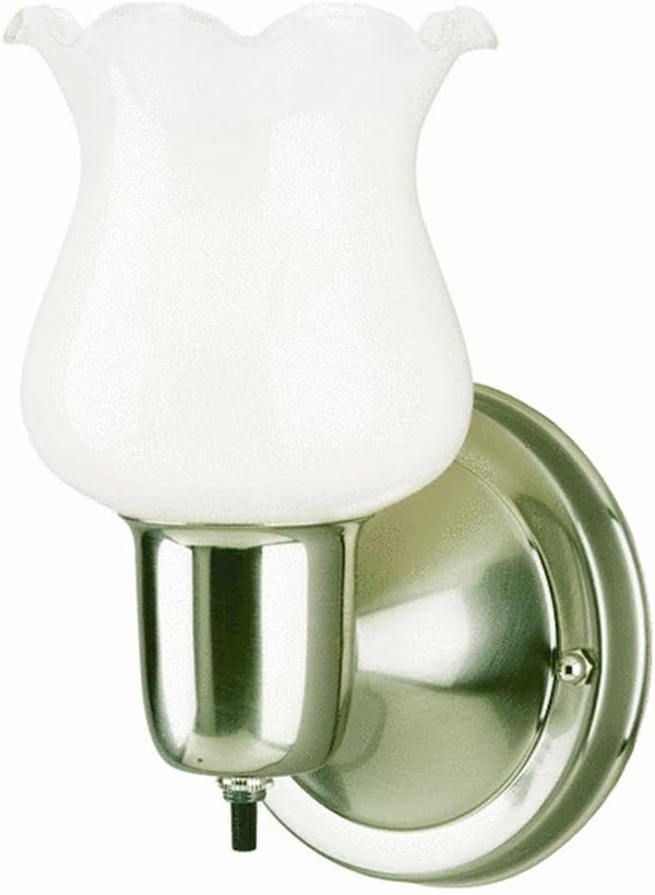 Westinghouse 66654 Corp 4-1/2-Inch Wall Bracket, Nickel , Red