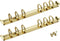 Book Rings Metal Loose Leaf Binders, 2pcs, A6 Notebook Ring Binders, Replacement Kit for DIY