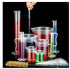 moveland Upgraded Plastic Graduated Cylinder and Beakers Set - 10ml 25ml 50ml 100ml Graduated Cylinder, 5 Pcs Pipettes