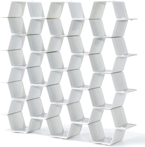 Honeycomb Drawer Organizer and Divider - 32 Pieces for Underwear, Socks, Ties, Office Supplies, and Sundry Sorting