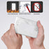 White Gray Marble Light Switch Plate Cover, Single Rocker 1 Gang Wall Plates for Bathroom Kitchen Home Decor 4.5" x