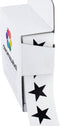 ChromaLabel 0.75 Inch Color Code Star Labels, 1000 Labels per Dispenser Box, Black