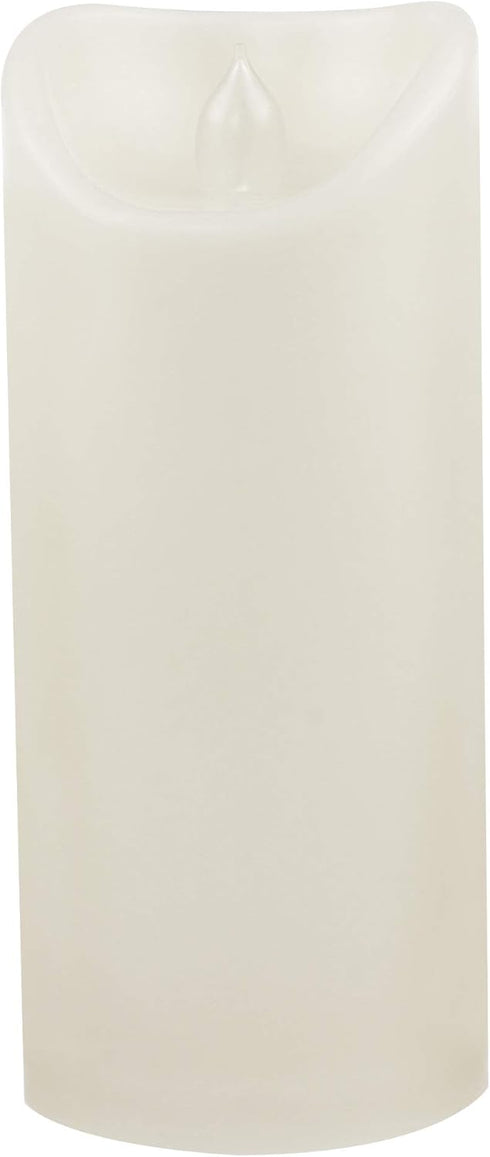 iZAN 1PCS Battery Operated Flameless LED Candle with Timer, Waterproof Flickering Decorative Light