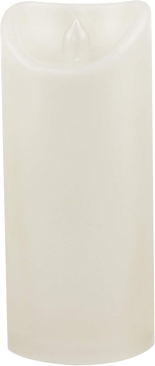 iZAN 1PCS Battery Operated Flameless LED Candle with Timer, Waterproof Flickering Decorative Light