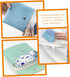 6pcs Menstrual Pad Pouch Portable Napkin Bags Zipper Multi-Function and Period Storage Pouch Stylish Pu Bags for Women
